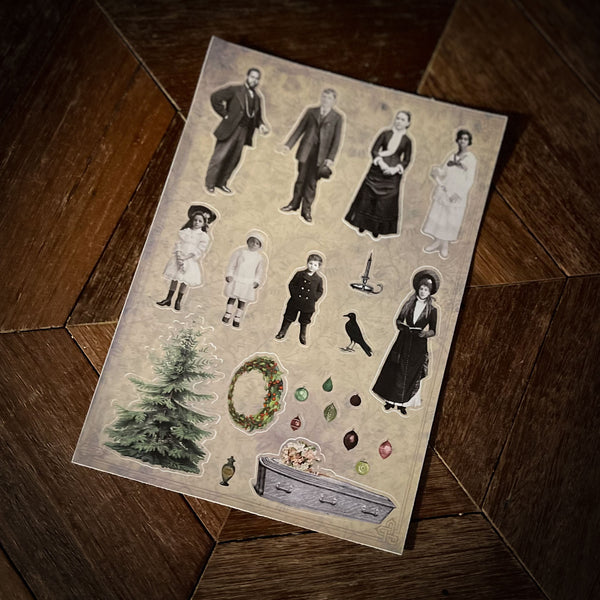 December Ghost Stories Scene & Sticker Sheet