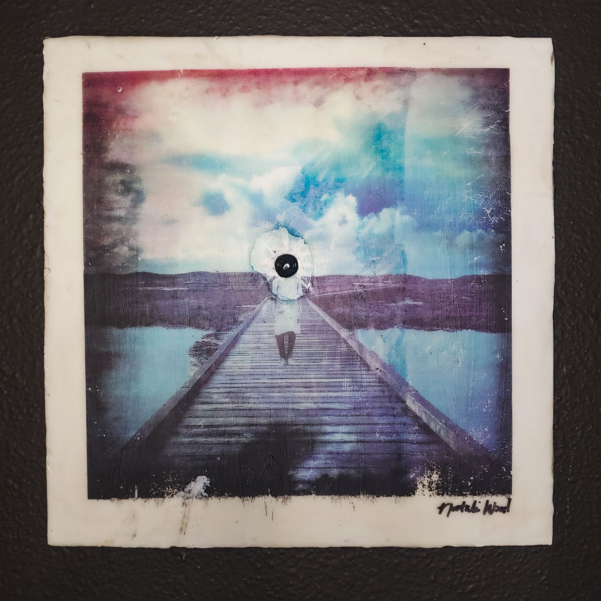 Photo-Encaustic: Before I Was Back Alone