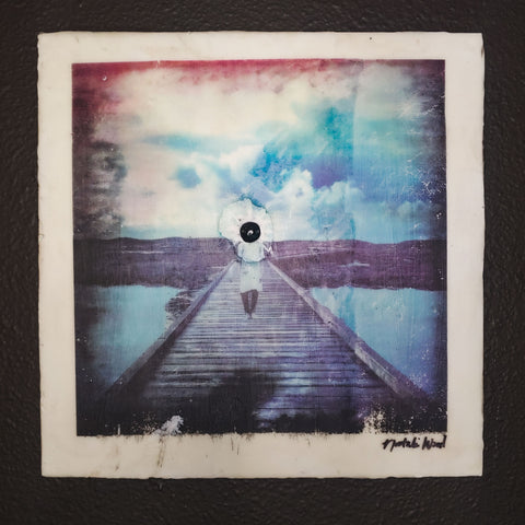 Photo-Encaustic: Before I Was Back Alone