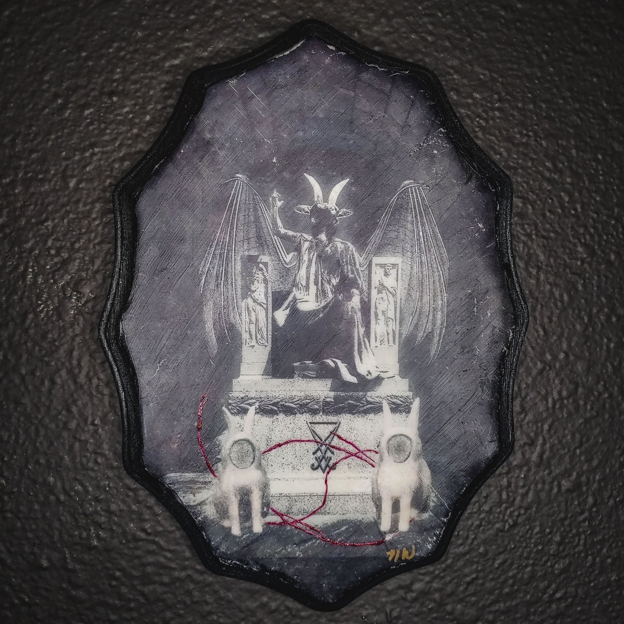 Photo-Encaustic: The Devil